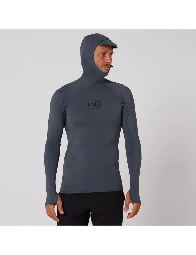 O&E Tropic LS Hooded Rashie L
