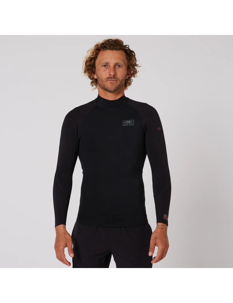 O&E Double Black LS Vest L