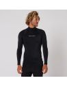 O&E Script Rash LS Black S