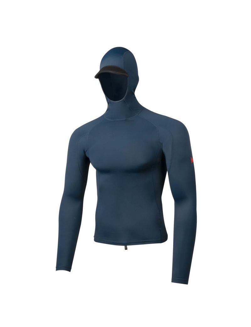 Florence Marine Long Sleeve Hooded Rashguard Dark Navy S
