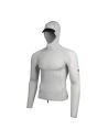 Florence Marine Long Sleeve Hooded Rashguard Silver M