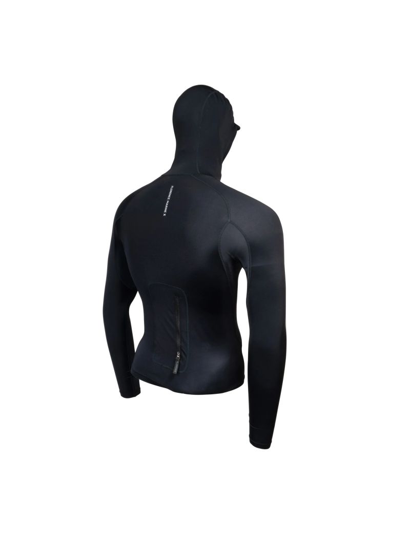 Florence M LS Pocket Hood Rash Bl XL