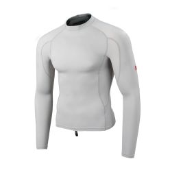 Florence Marine Long Sleeve Rashguard Silver S