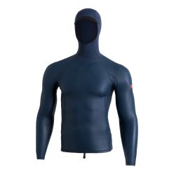 Florence Marine Windshield Long Sleeve Hooded Rashguard Dark Navy S