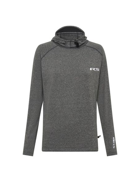 FCS Hooded Rash LS Grey L