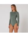 O&E Ladies Oceana Surf Suit Oliv XS