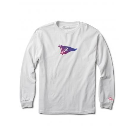 PRM LS TEE TONE PENNANT WT L