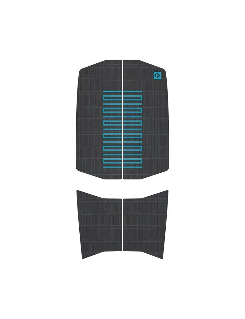 Duotone Traction Pad Front Dark Grey/Turquoise