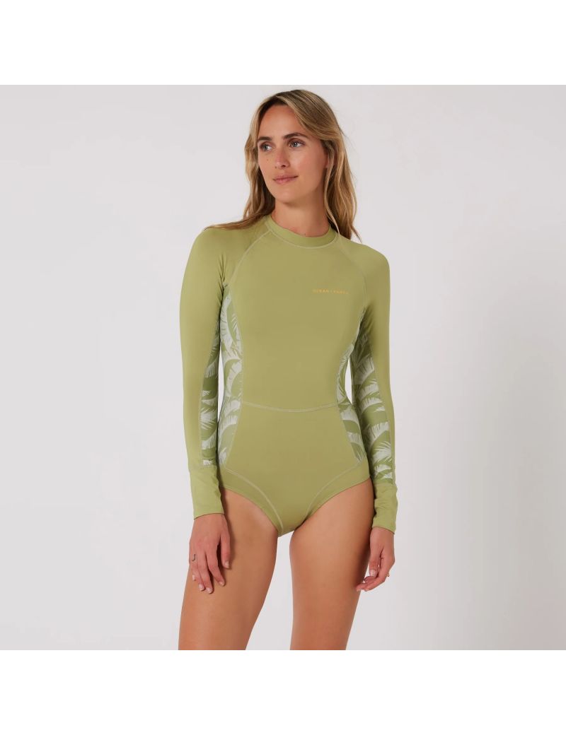 O&E Ladies Oceana Surf Suit Olive M