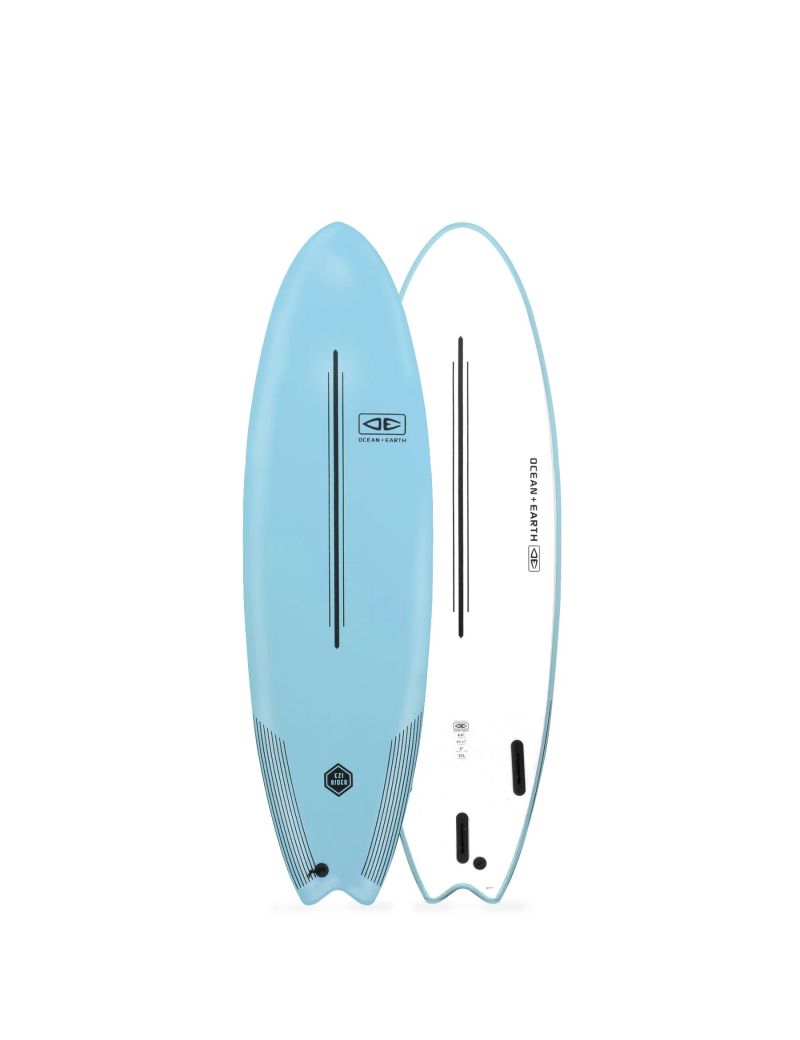 O&E Ezi Rider 6'6 Pastel Blue