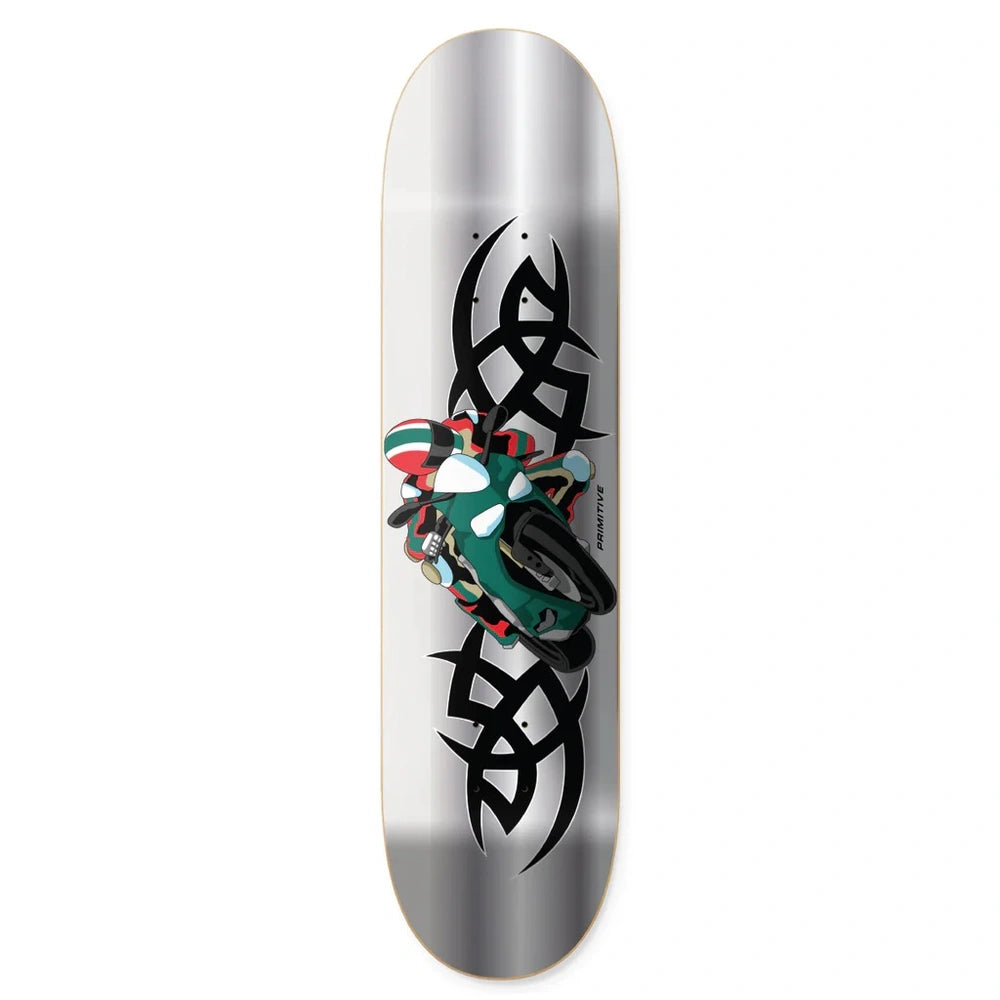Primitive Deck Team Moto Silver 8.38