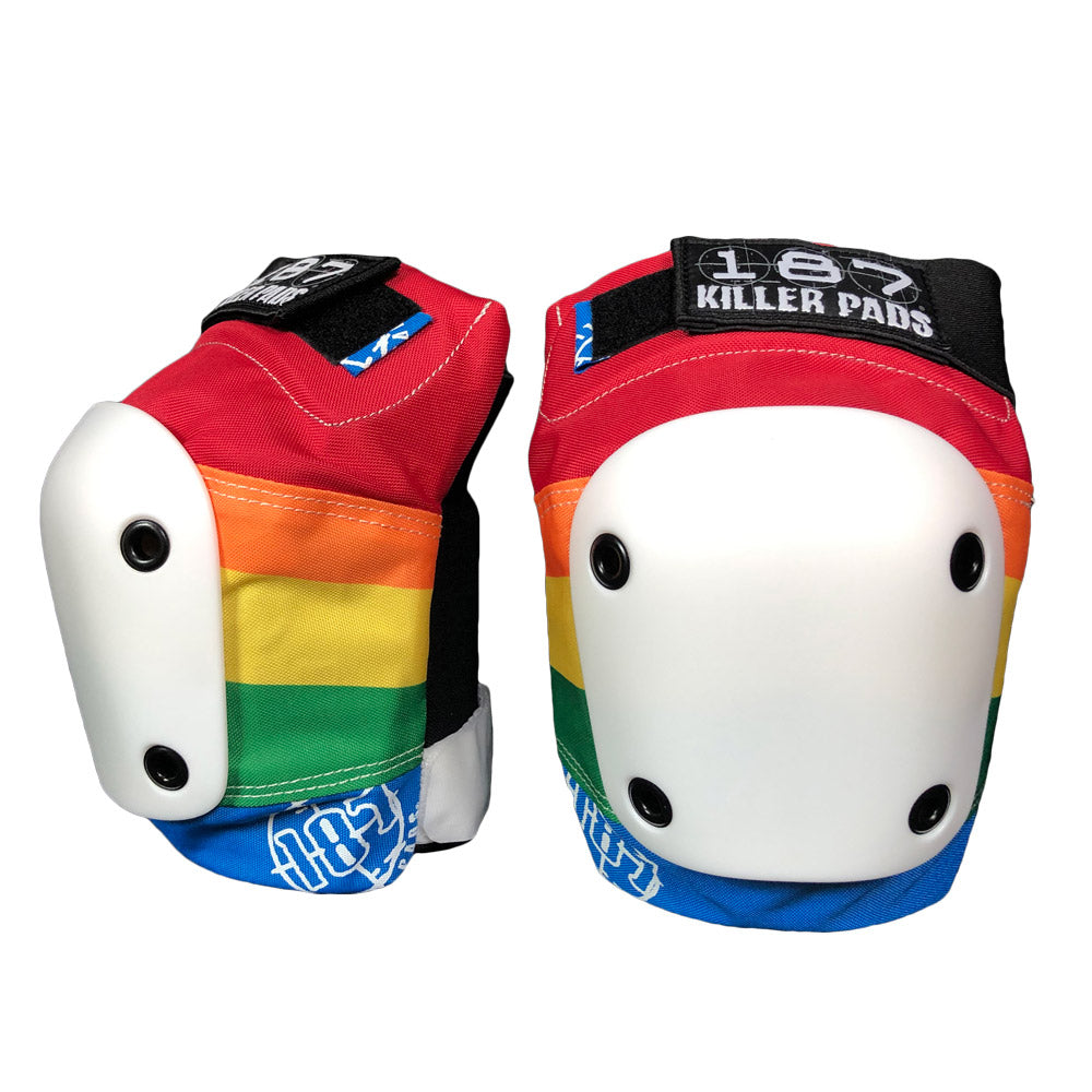187 Killer Pads Slim Knee Rainbow