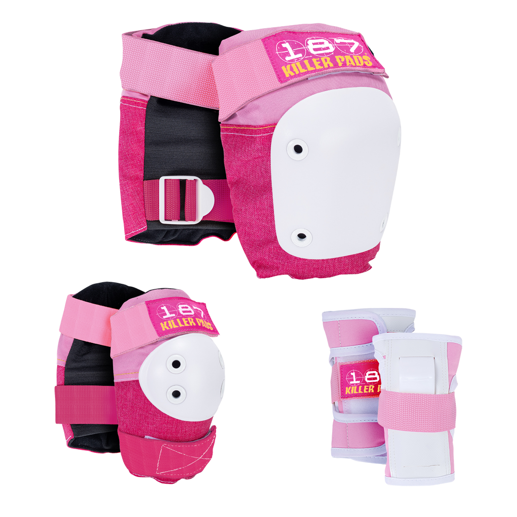 187 Killer Pads Six Pack Jr Pink T.