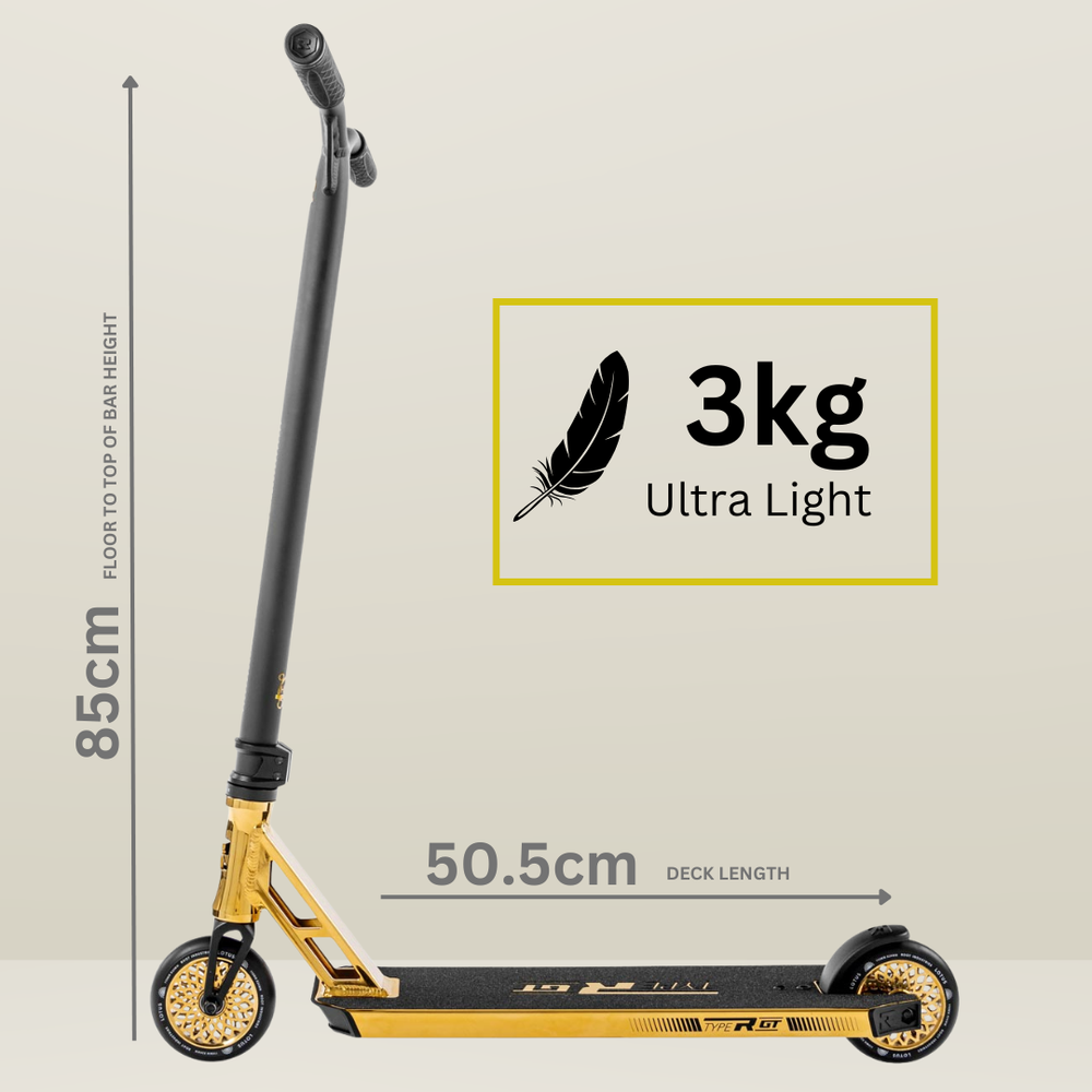 Root Industries Type R GT Gold Rush - dimensions et poids