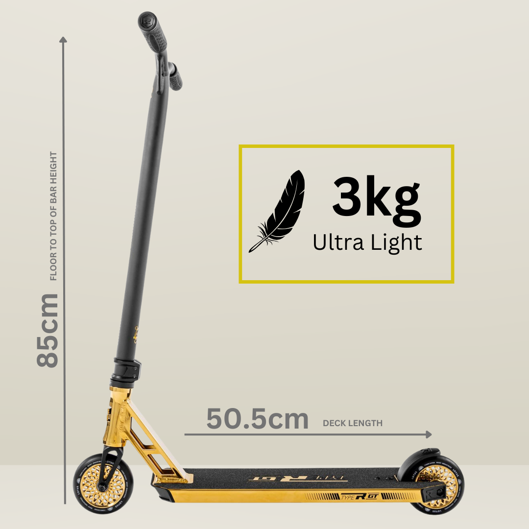 Root Industries Type R GT Gold Rush - dimensions et poids