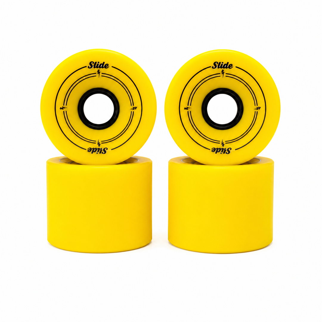 Slide Wheels Lime 70 mm