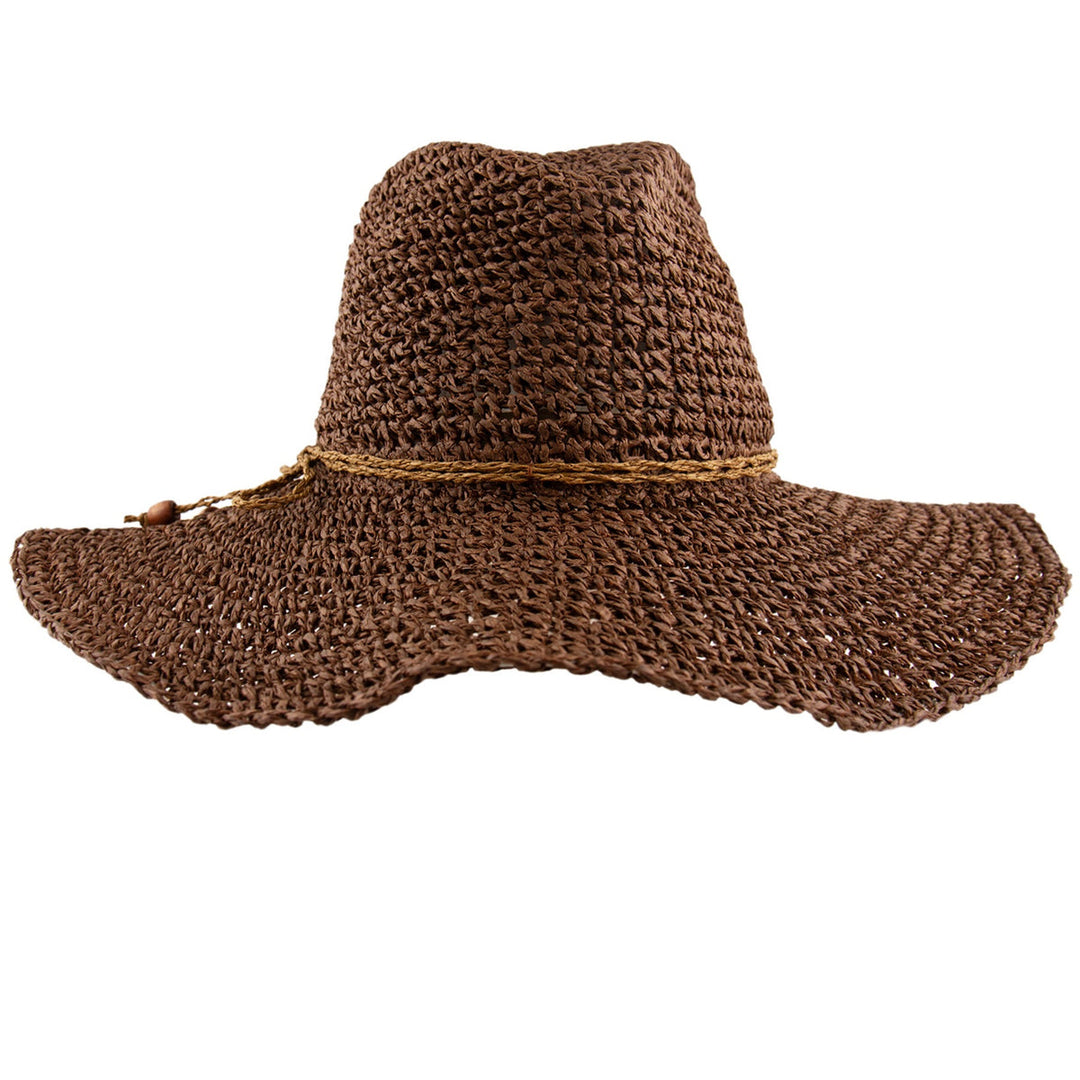 Ocean and Earth  Ladies Cebu Straw Hat S/M