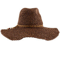 Ocean and Earth  Ladies Cebu Straw Hat S/M