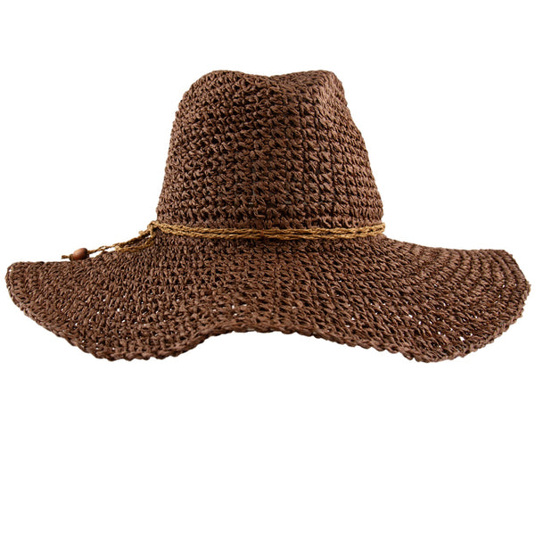 Ocean and Earth  Ladies Cebu Straw Hat S/M