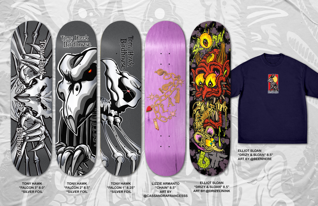 Birdhouse Deck Falcon 2 Red 8.0