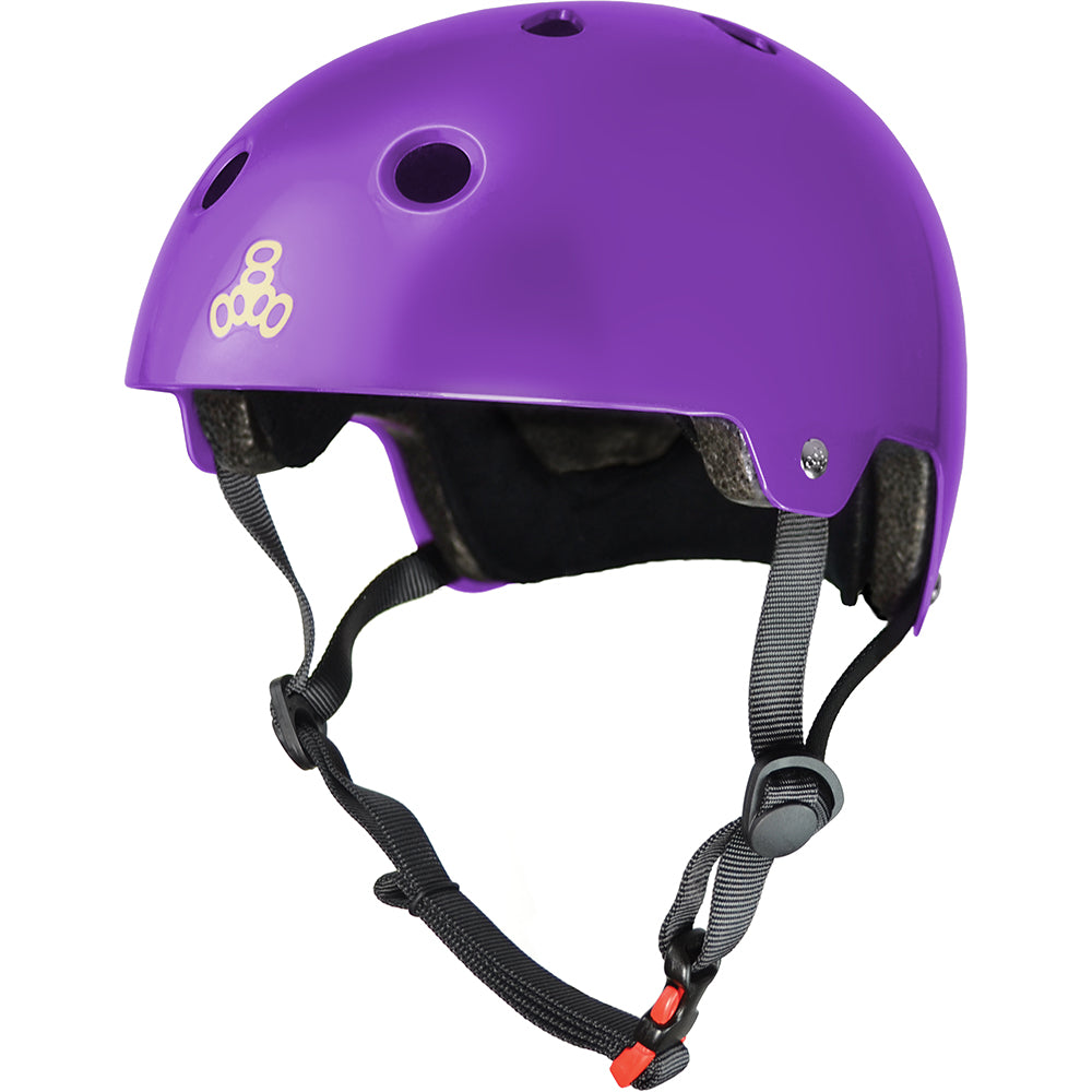 Triple8 Dual C.Helmet Purple L/