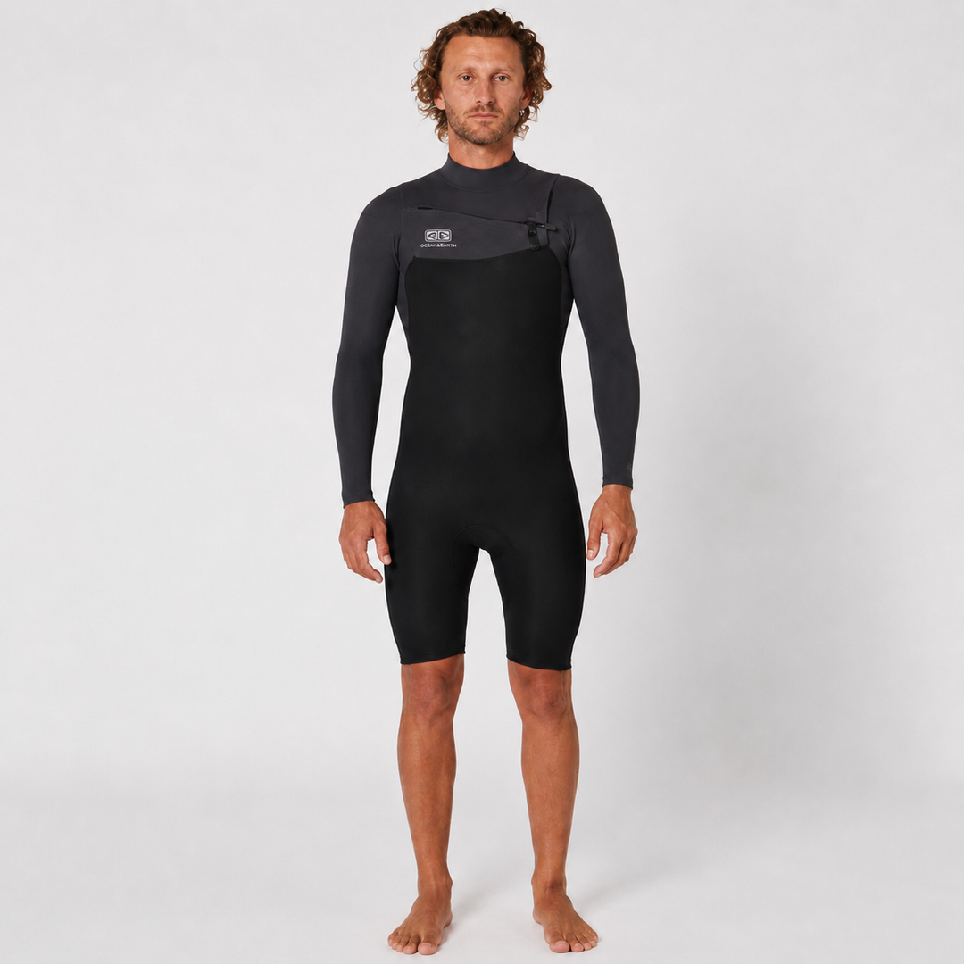 Ocean & Earth Men Free Flex 2/2 LS Chest Zip Spring