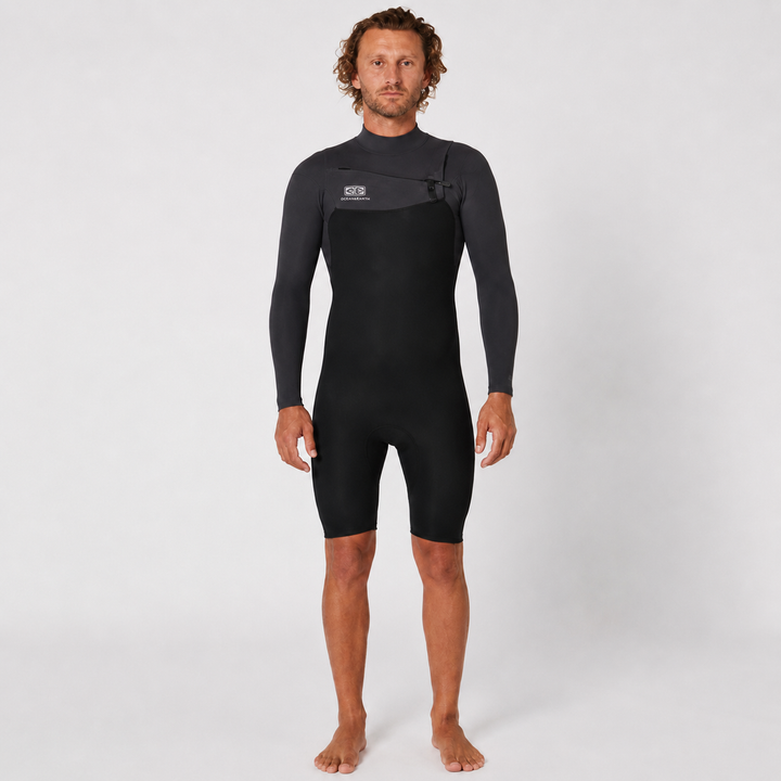 Ocean & Earth Men Free Flex 2/2 LS Chest Zip Spring