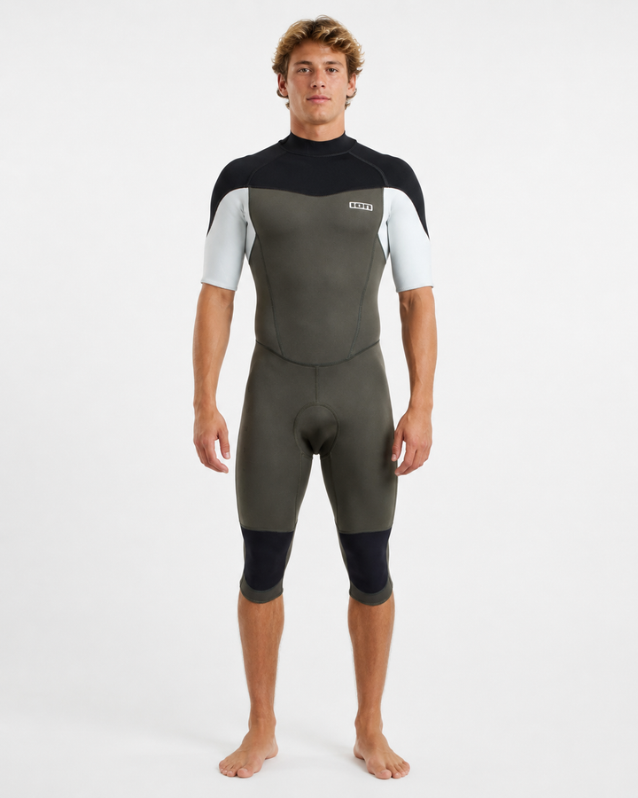 ION Element Overknee 3/2 Short Sleeve Back Zip Homme Dark Olive