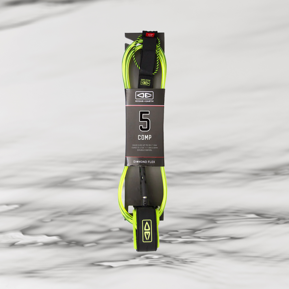 Ocean and Earth  Diamond flex comp 5'0 Lime