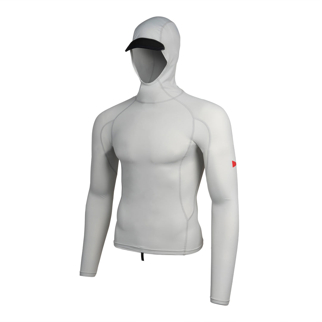 Florence M LS Hood Rash Silver S - Florence