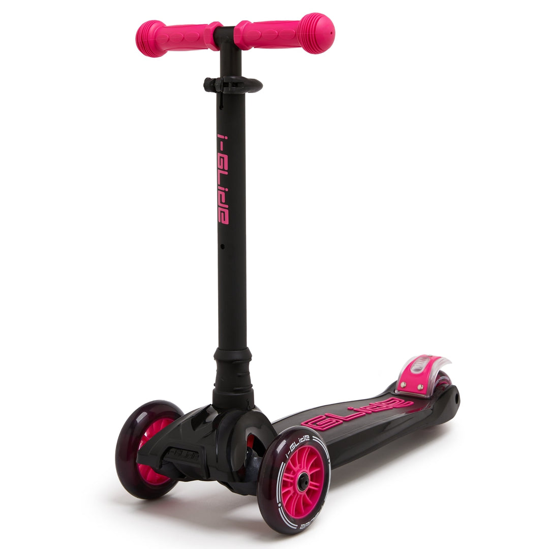 I-Glide trottinette enfant 3 roues Black Pink