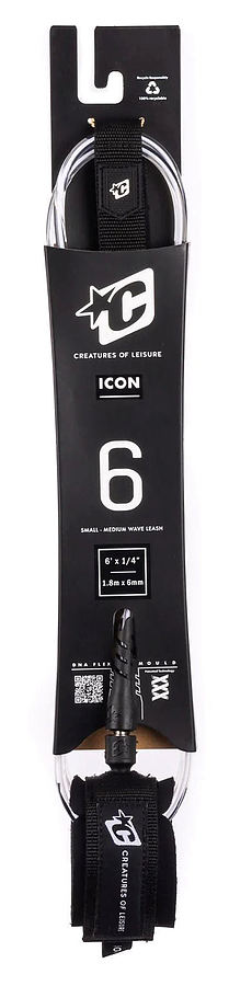 Creatures Leash Icon 6 Clear White Black