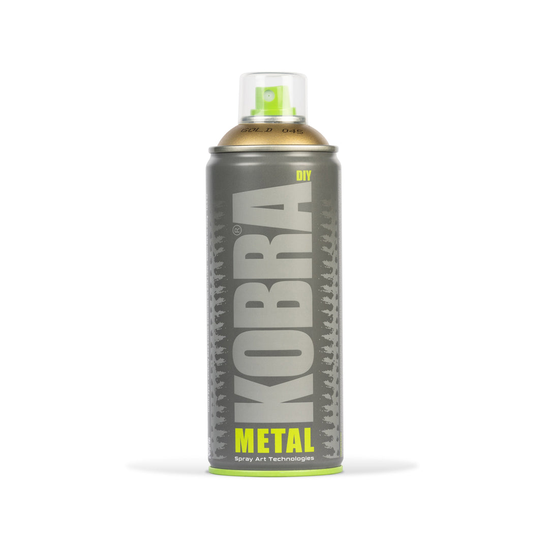 Bombe de peinture Kobra Metal 400 ml – Gold | Free Ride NC