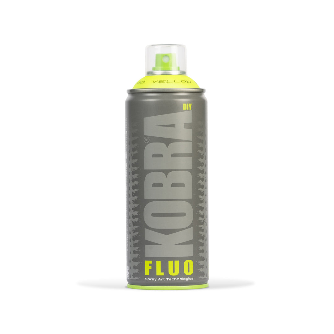 Bombe de peinture Kobra Fluo 400 ml – Yellow | Free Ride NC