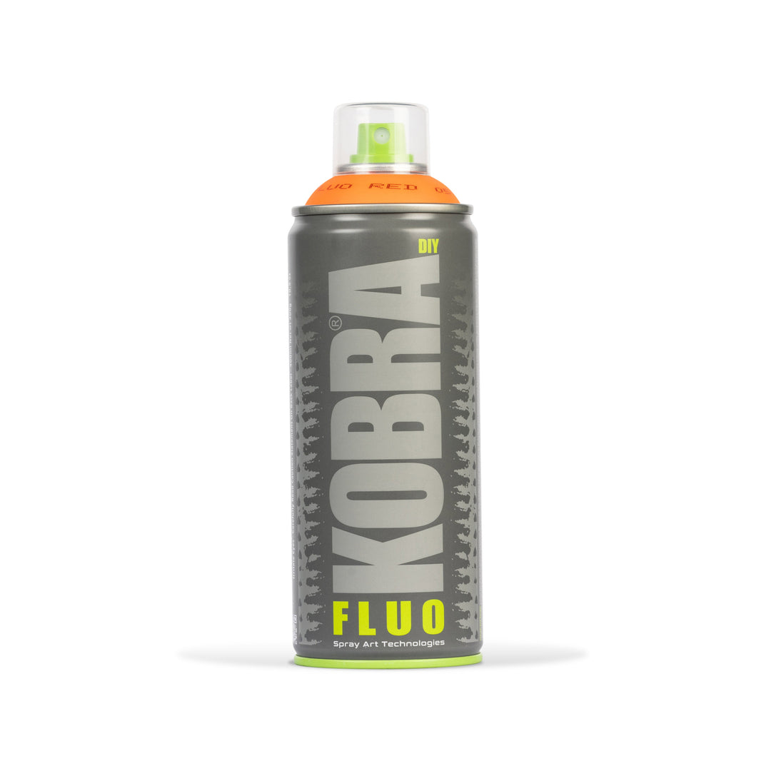 Bombe de peinture Kobra Fluo 400 ml – Red | Free Ride NC