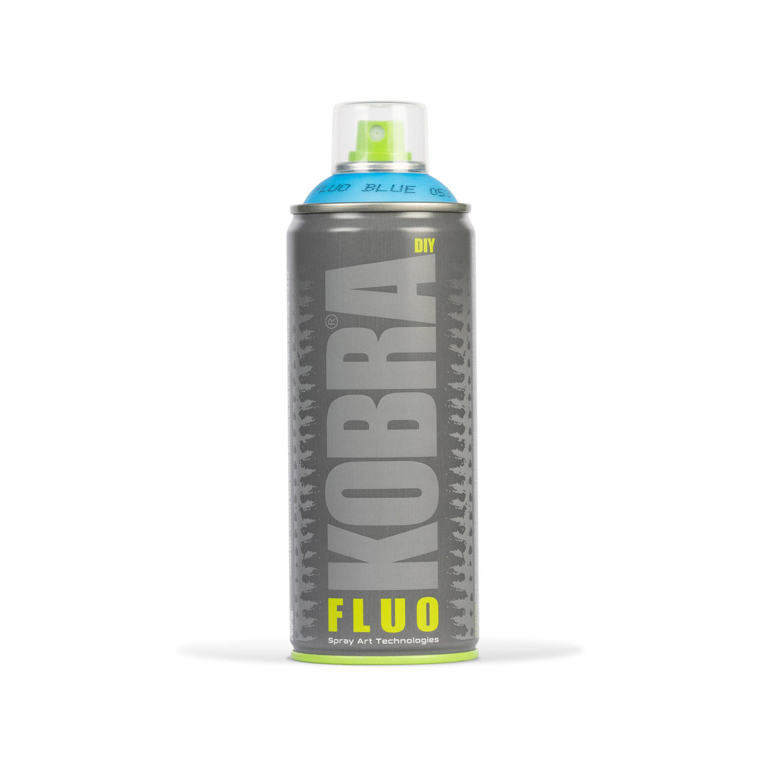 Bombe de peinture Kobra Fluo 400 ml – Blue | Free Ride NC