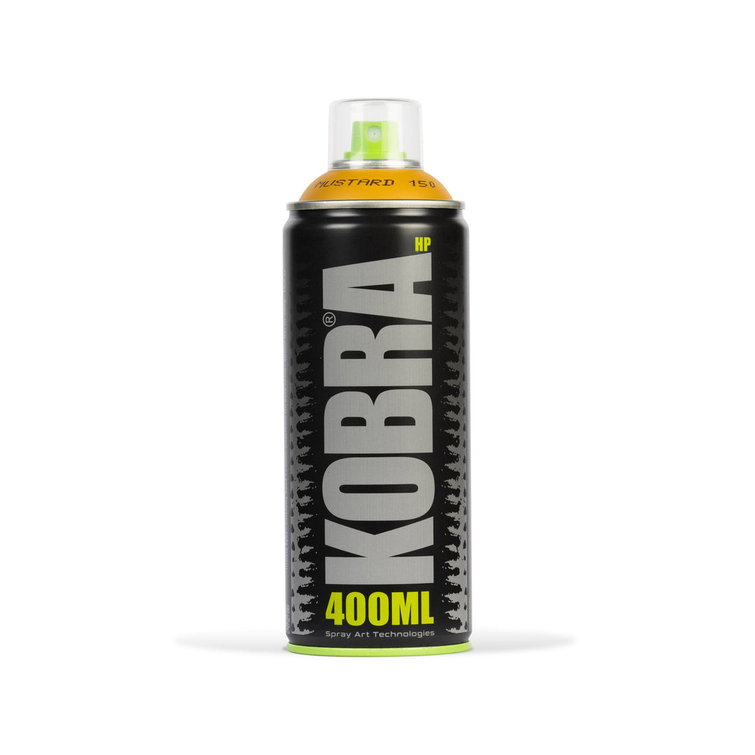 Bombe de peinture Kobra HP 400 ml – Mustard | Free Ride NC
