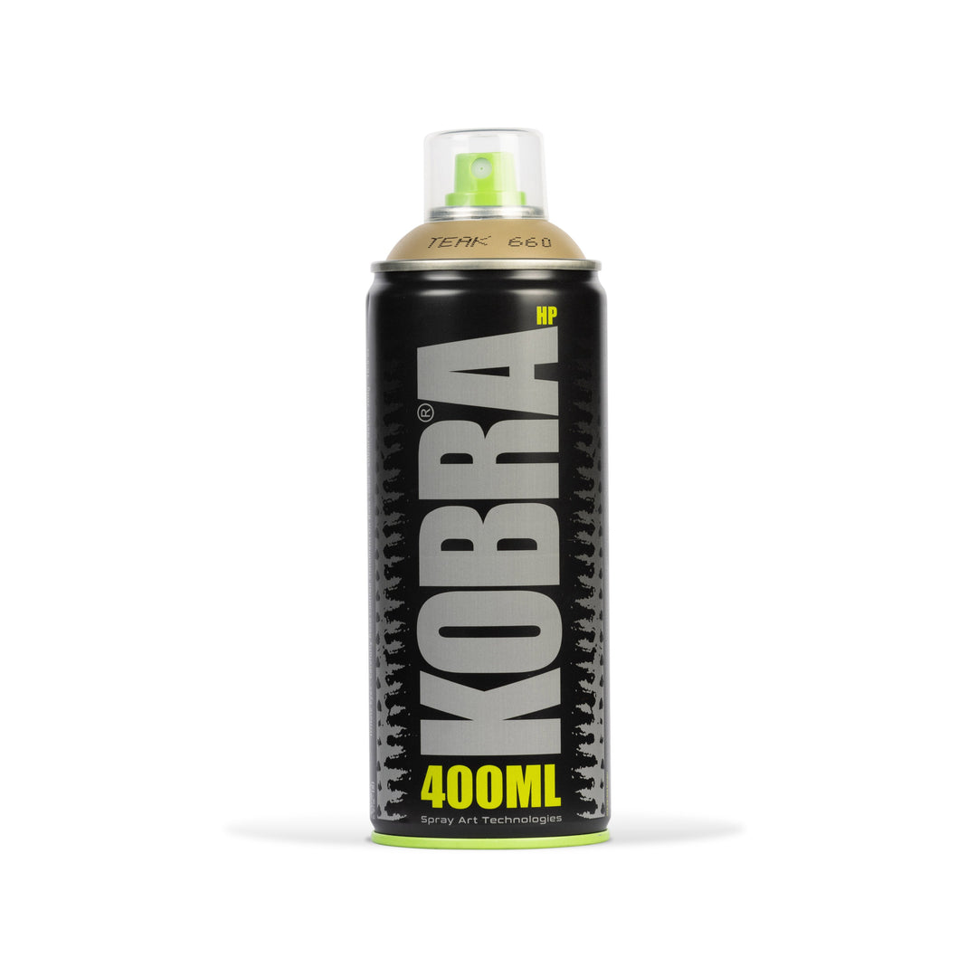 Bombe de peinture Kobra HP 400 ml – Teak | Free Ride NC