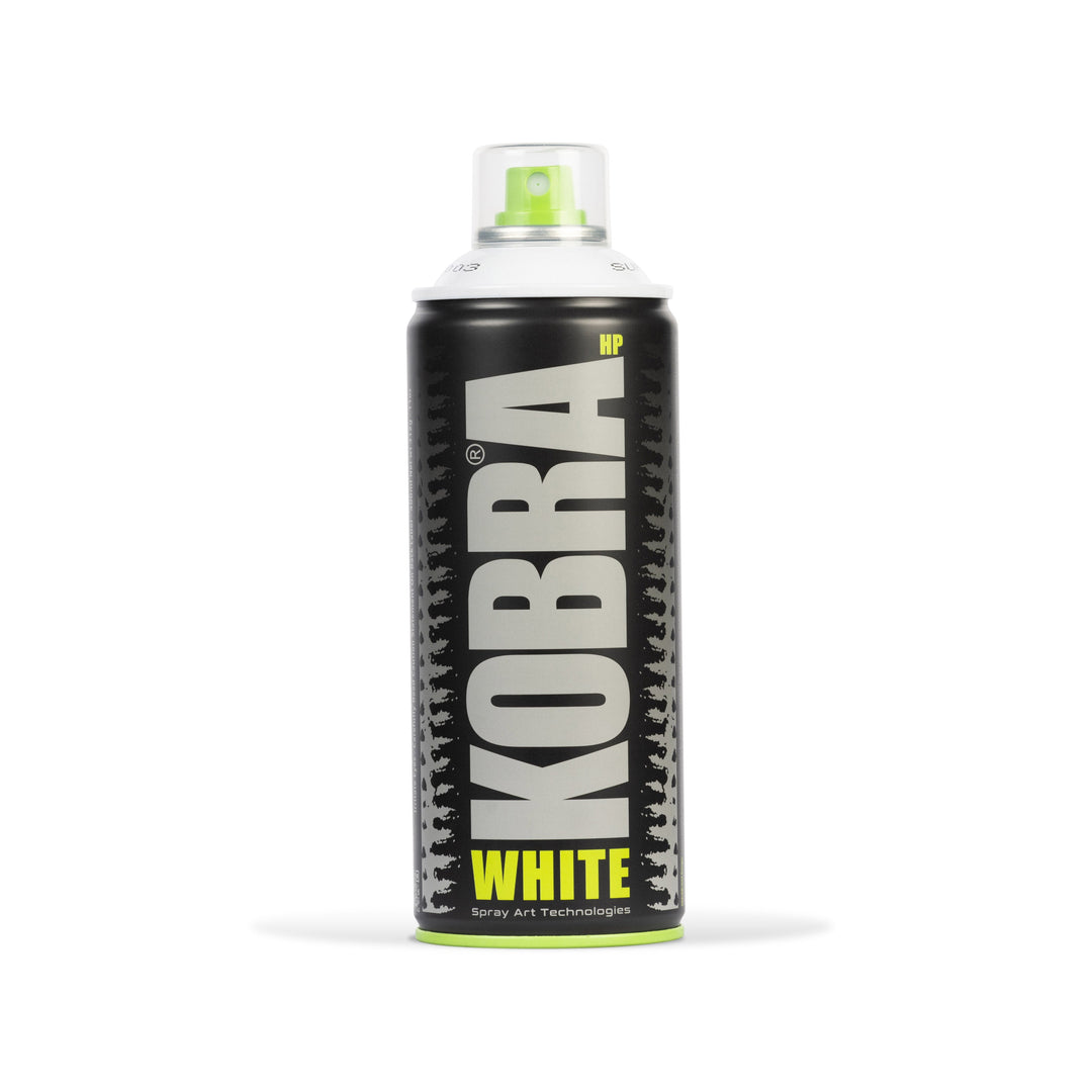 Bombe de peinture Kobra HP 400 ml – Supergloss White | Free Ride NC