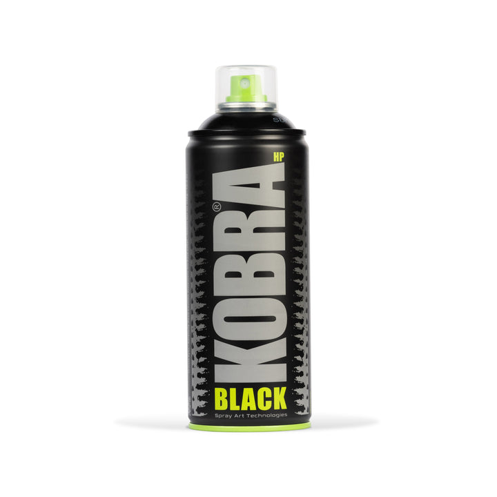 Bombe de peinture Kobra HP 400 ml – Supergloss Black | Free Ride NC