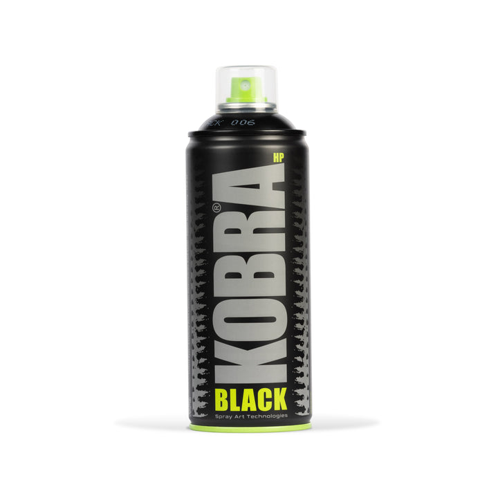 Bombe de peinture Kobra HP 400 ml – Satin Black | Free Ride NC