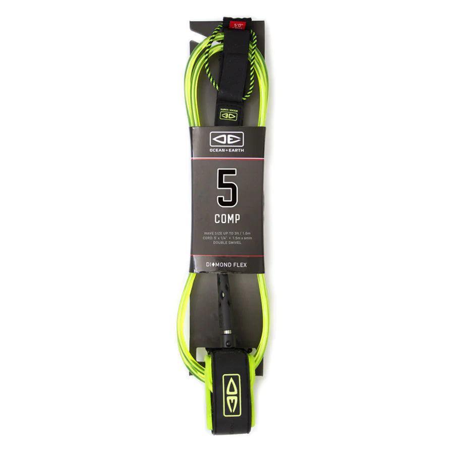 Ocean and Earth  Diamond flex comp 5'0 Lime