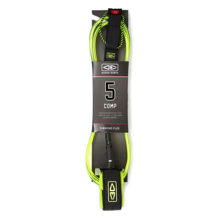 Ocean and Earth  Diamond flex comp 5'0 Lime