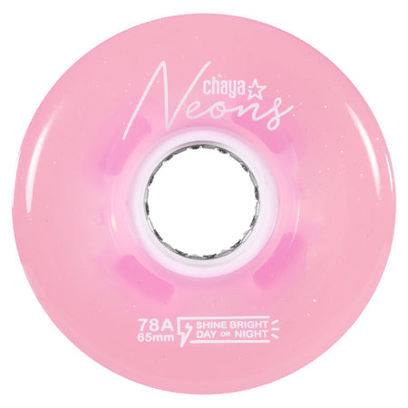 Chaya Wheels Neon Led Pink x4 - Chaya