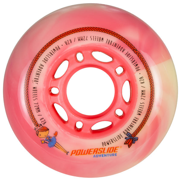 Powerslide Princess Girls 72mm 80a 4 Pack - Powerslide
