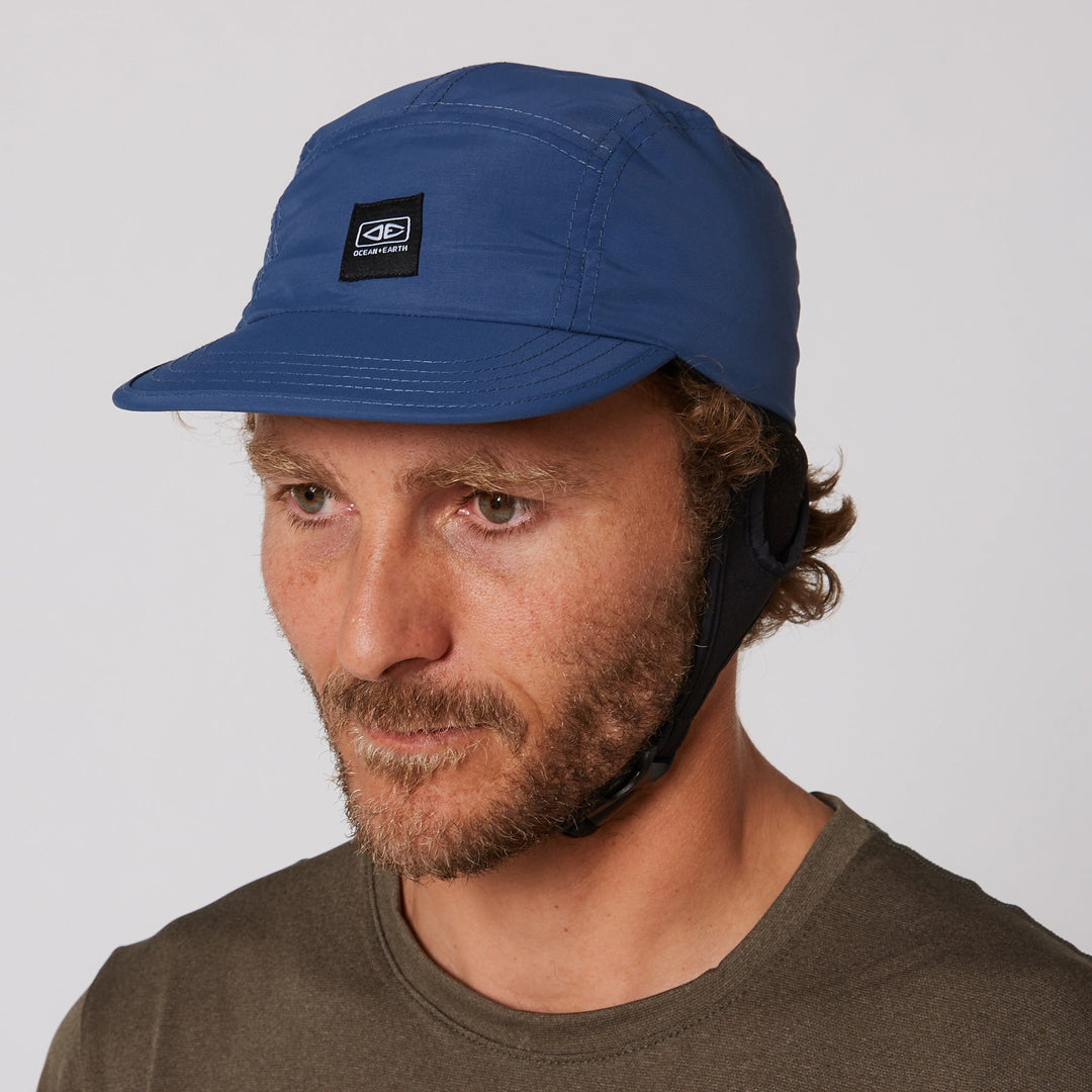 Ocean & Earth Indo 5 Panel Surf Cap – Navy – Navy | Free Ride NC