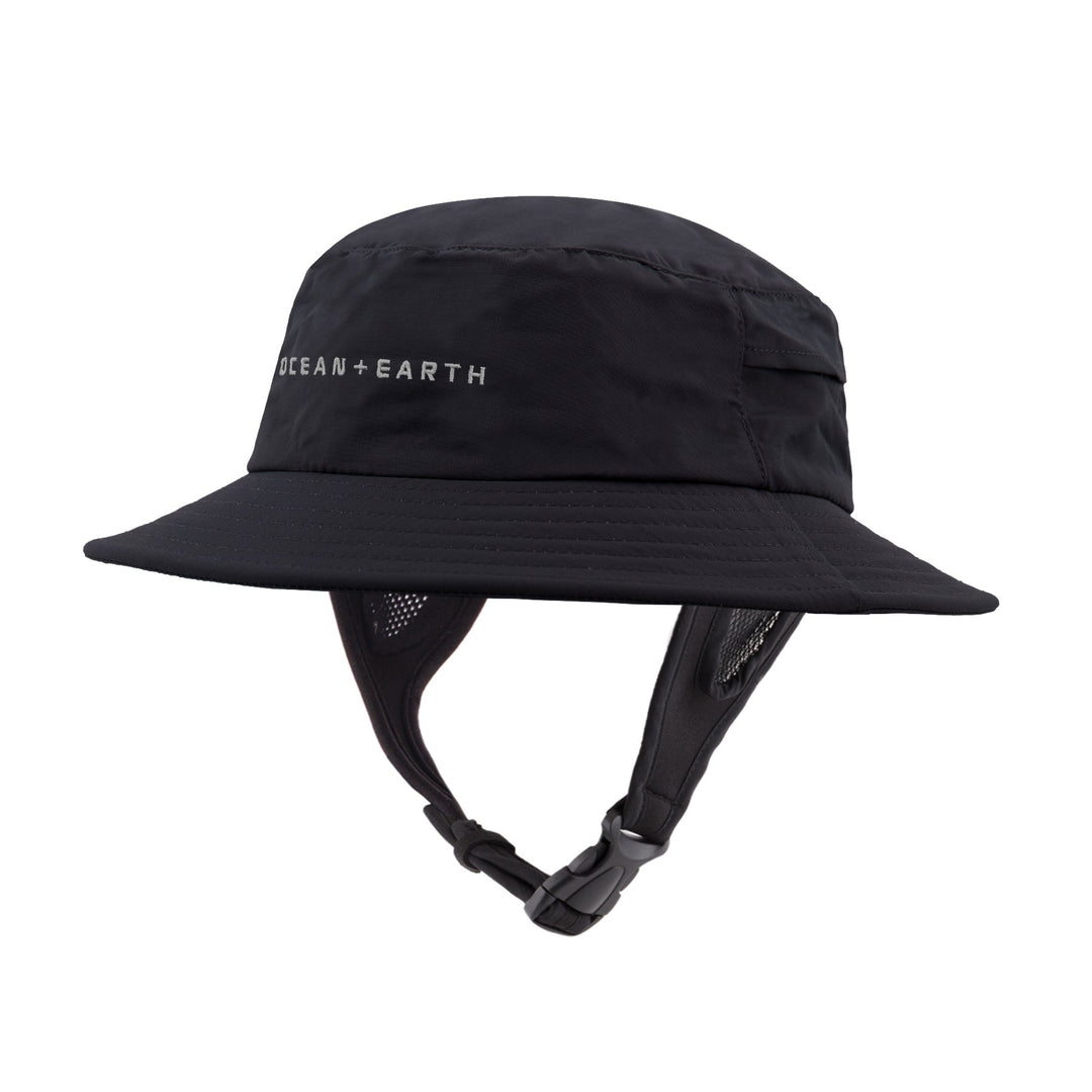 Ocean & Earth Bingin Soft Peak Surf Hat – Black – M | Free Ride NC