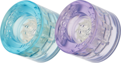 Seismic Wheel Speed Vent 77x55mm 77A Clear Blue - Seismic