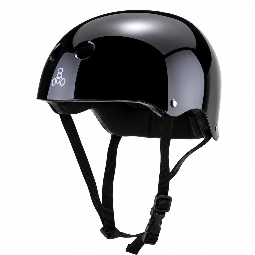 Triple8 TCS Helmet Black Glossy S/M