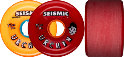 Seismic Wheel Urchin 75x48mm 80A Opaque Yellow Elixir - Seismic